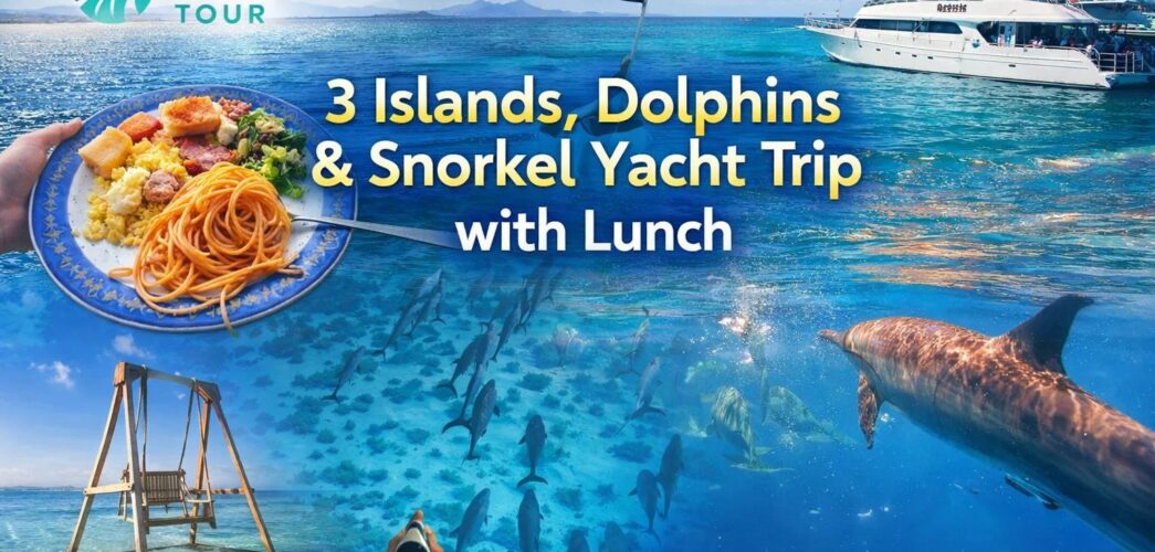 3 Islands, Dolphins & Snorkel Yacht Trip with Lunch