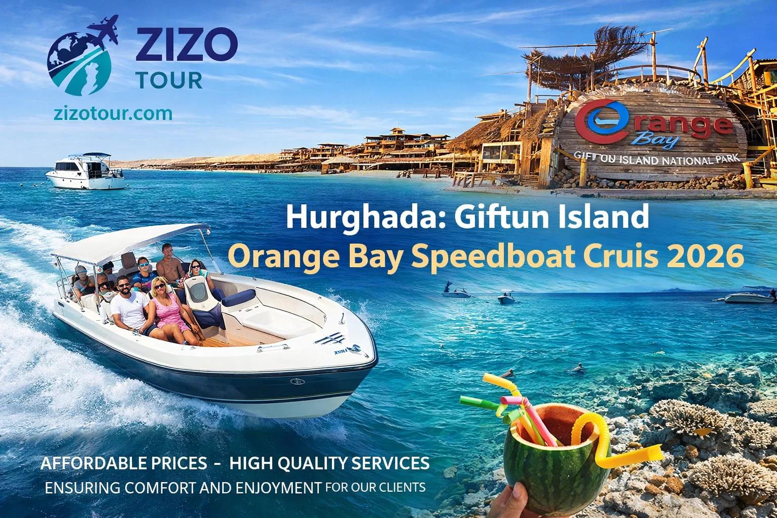 Hurghada: Giftun Island Orange Bay Speedboat Cruis 2026