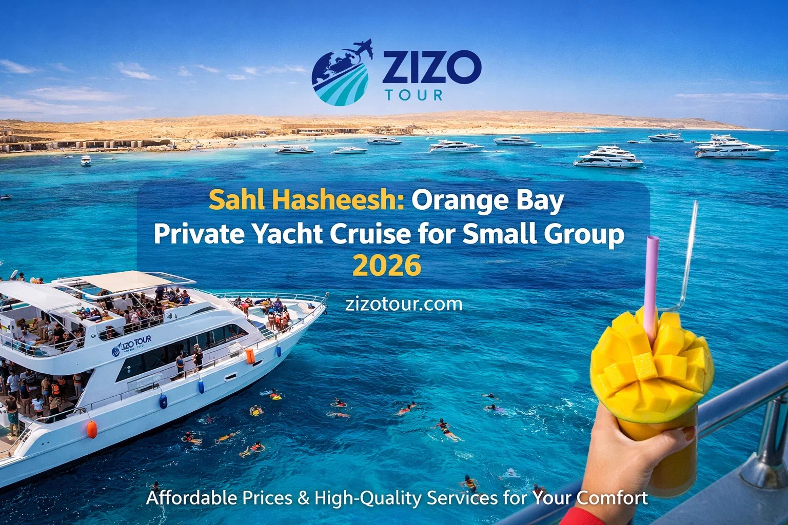 Sahl Hasheesh: Orange Bay Private Yacht Cruise for Small Group 2026