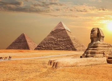 The Great Sphinx and Giza Pyramids