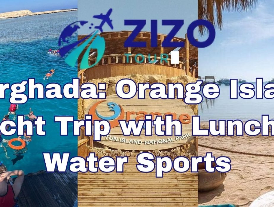 Hurghada: Orange Island Yacht Trip with Lunch & Water Sports