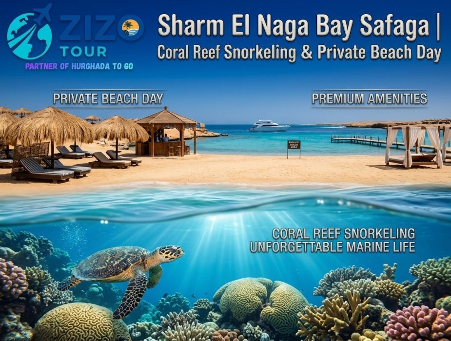 Sharm El Naga Bay Safaga | Coral Reef Snorkeling & Private Beach Day